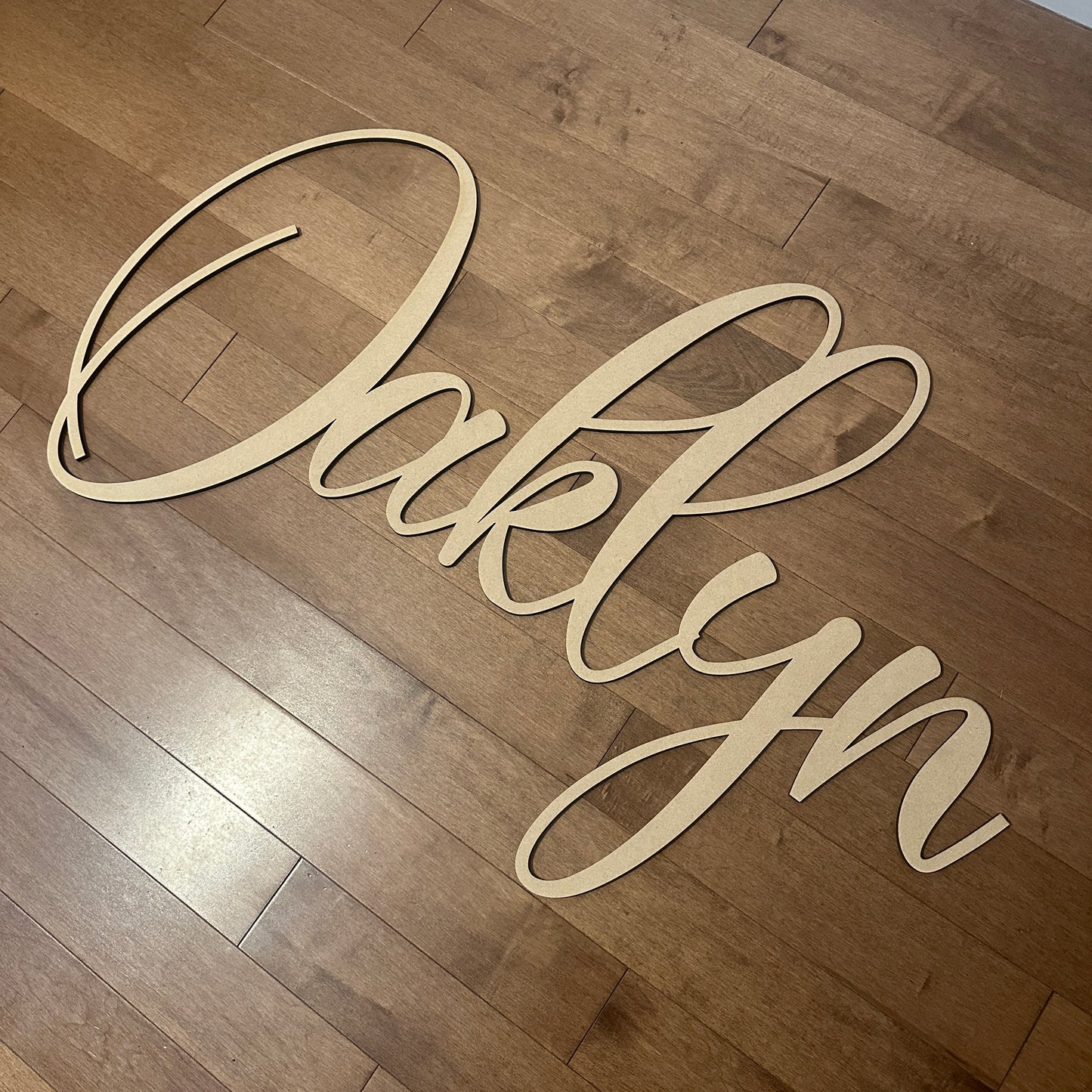 Name Signs Unpainted 12" To 60" Wide